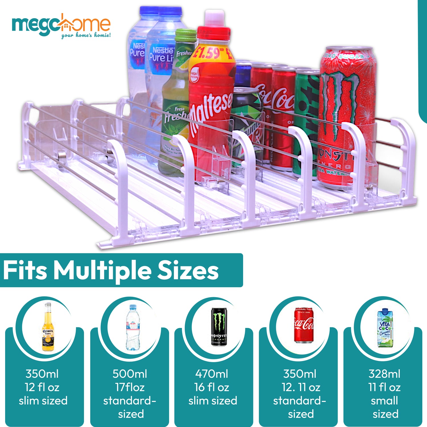 Drink Organizer for Fridge
